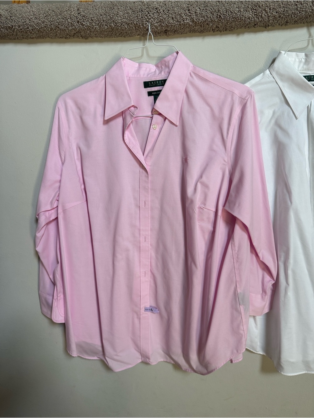 Lauren Ralph Lauren Pink Button-Down Shirt